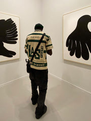 Contrast Color Slash Polo Shirt