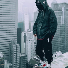 "Mechanical style" Multi-Pocket Cargo Pants