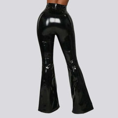 Flared women's jean pants