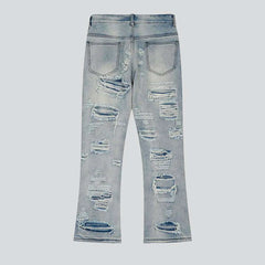 Street distressed jeans for women