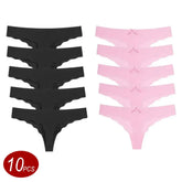 10Pcs/Set Seamless Thong