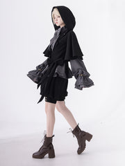 Lolita Rabbit Ears Hood Suit