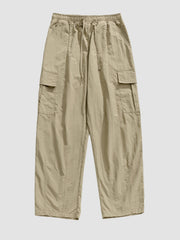 Retro Loose Three-Dimensional Cargo Pants