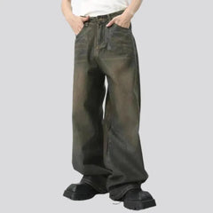 Dark-wash vintage jeans for men