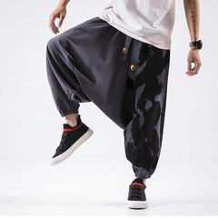 Drako Street-Style Pants Gray