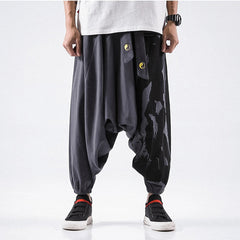 Drako Street-Style Pants Gray
