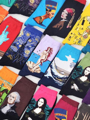 Famous paintings socks