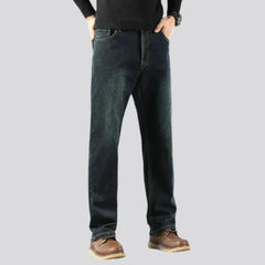 Classic dark wash men's jeans