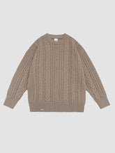 Round Neck Knitted Sweater