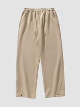 Retro Foot Split Adjustable Design Loose Casual Sweatpants