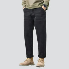 Black baggy jeans for men