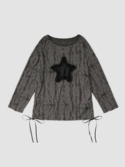 Star Round Neck Sweater