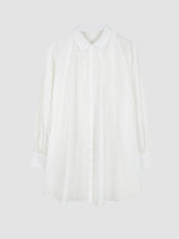 Waistband White Shirt Dress