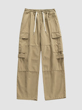 Retro Japanese Loose Cargo Trousers