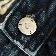 Sanded fleece jeans for men