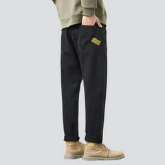 Black baggy jeans for men