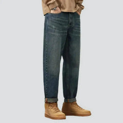 Whiskered fashion jeans for men