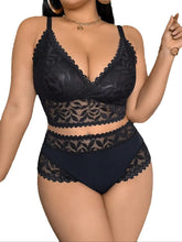 1XL-4XL Women's Plus Size Wireless Lace lingerie