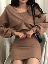 Retro Pure Style High Waist Dress