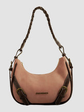 Frosted Crescent Retro Baguette Bag