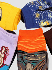 Famous paintings socks