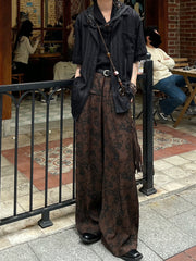 Japanese Floral Trousers Pants