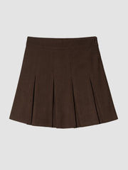 High Waisted Corduroy Skirt