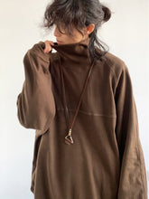 High Collar Loose Sweatshirt