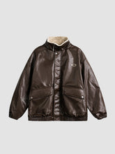 Retro Neutral Leather jacket