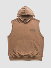 Retro Hooded Sweat Vest