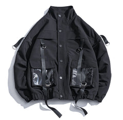 Techwear Pechnical Pockets Waterproof Jacket