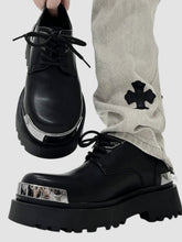 Retro High End Heightening Leather Shoes