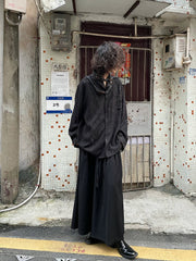 Japanese Loose Casual Culottes Pants