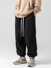 Retro Japanese Print Loose Long Sweatpants
