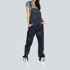 Baggy denim dungaree for women