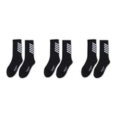 Striped Skateboard Socks 3PCS