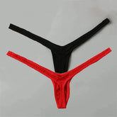 2Pcs Deep V Women Thongs