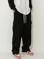 Retro Japanese Corduroy Cargo Pants