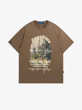 Vintage Oil Painting Print Tee