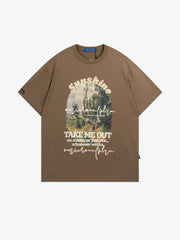 Vintage Oil Painting Print Tee