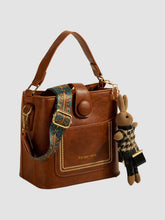 Retro Textured Niche Crossbody Bucket Bag