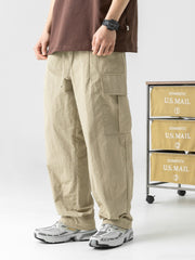 Retro Loose Three-Dimensional Cargo Pants