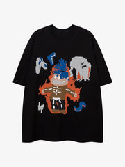 Pixel Style Graphic Print Tee