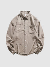 Retro Autumn Multi Pocket Shirt