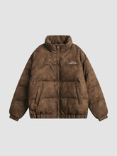 Vintage Leather Silhouette Jacket