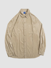 Retro Loose Striped Shirt