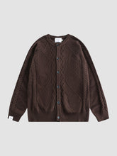 Maillard Loose Knitted Cardigan