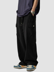 Retro Japanese Loose Straight Pants
