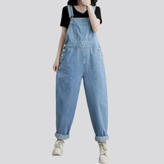 Jean women's comfortable baggy overall