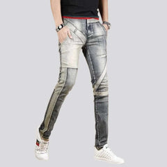 Men's mid-waist jeans